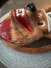 Vintage Coors Light Beer Wolf  Face Bar Sign