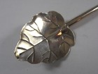 Mexican Sterling Silver Hector Aguilar Taxco Mexico Ice Tea Spoon Leaf Stirrer