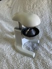 Vintage Countertop Ramcon White Enamel Manual Citrus Juicer Single Action Patina