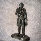 Vintage Hudson Pewter  Washington  Jefferson And Madison 1973 Figurines