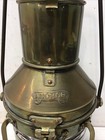 Vintage antique Anchor Nautical Brass glass Lantern  14    Tall