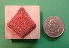 Compass - Map - Wood Mounted Rubber Stamp For Classroom Or Geocaching
