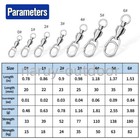 50 100 Pack Ball Bearing Fishing Swivel With Fast Snap Clip Connector Tackle