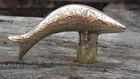 Nautical Vintage Style Designer Fish Brass Handle For Walking Stick Cane Antique