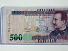 Honduras 500 Lempiras With Plastic Cover Good Condition