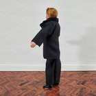 Dollhouse Miniature Man In Black Suit Doll Porcelain Dad Father 1 12 Scale