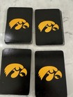 Vintage Iowa Hawkeyes Playing Cards  2944r Misspelled    plastic    Rare Sport Souv