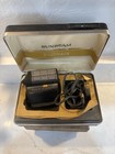 Vintage Sunbeam Fastback 727 Electric Shaver Razor W Case Brush Tested   Works