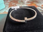 Newt1narrow Diamond Hinged Bangle In White Goldtiifanycosize M