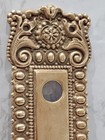 Antique Very Heavy Brass Royal Escutcheon For Handle Knob Door Plate Key Hole