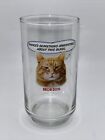 Vintage Morris The Cat 9-lives Cat Food Drinking Glass 1980s
