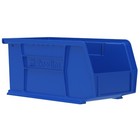 Akro-mils 30230 Akrobins Plastic Storage Bin Hanging Stacking Containers 6pk Blu