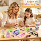 Bedazzling Kit 50000pcs 3mm Jelly Rhinestones Diamond Art Craft Set