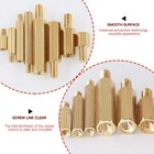 240pcs M2 M3 Male Female Brass Standoff Spacer Pcb Board Hex Screws Nut Kit