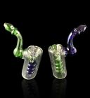 6   Glass Pipe Bubbler Smoking Pipe Tobacco Pipe Water Pipe With Free Screen