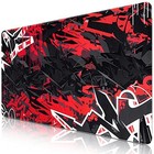 Extra Large Gaming Mouse Pad 31 5x15 7 In Desk Mat Non-slip Rubber Base Black
