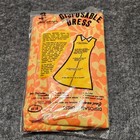 Vintage 1960s Disposable Dress Cast Aways Swingers Yellow Orange Floral Large