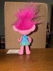 Dreamworks Trolls Poppy Talking Figure Pink Hair Doll Toy Works Sound