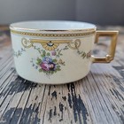 Bavaria Imperial Heinrich   Co Stratford Flat Cup Gold Handle Floral China Repla