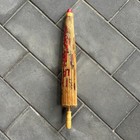 Vintage  Rare N y World Fair 1939 Japonisme chinoiserie Bamboo Parasol Umbrella