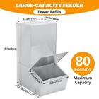 Hog Feeder 1 5 Bushel Single Door Automatic Pig Feeder pig Trough