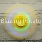 Led Fidget Hand Spinner Tri Spinners Figet Desk Toy Focus Edc Adhd    usa    Yellow