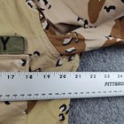 Vtg 80s Chocolate Chip Desert Storm Camo Combat Coat Bdu Mens Small Patches