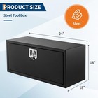 24 x18 x18  Tool Box Truck Tool Chest Organizer W  Lock   Keys For Pickup