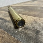 Vintage Classic Toy Kaleidoscope 9  Long Gold Toned Color
