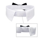 Casidoxi Dog Cat Tuxedo Collar  Wedding Neck Girth  9 3  - 12   Black