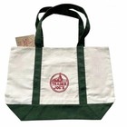 Trader Joe   s Canvas Large Green Shopping Bag Limited Tote New W tags Trendy Us