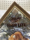 Miller High Life Beer Diamond Wildlife Series Mirror Sign-fox-   sly   