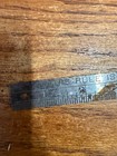Vintage Advertising Essex Paint Varnishes Metal Ruler Tool Measuring Stick
