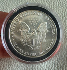 U s  Mint 2000 American Silver Eagle  1 1 Oz  999 Silver Bullion W  Holder