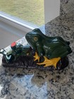 Mechanical Reproduction Frog Coin Bank Cast Iron  Works Great Old Toy Bank