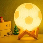 Soccer Night Light Ball Lamp For Kids Room With Remote Control 16 Colo