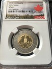 2012  Ngc  Graded Canadian   Wolf Cubs  Two Dollar    sp-69   Box 1