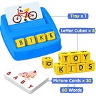 Educational Toys For 3 4 5 Year Old Preschool Matching Letter Game Abcs New Gift