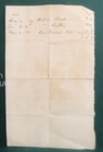 1877 Antique Handwritten Journal Prices Of Thos Truman Bot Of W  L  Simpson