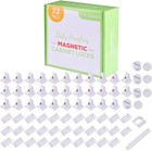 32-pack Magnetic Cabinet Locks  No Drill Hidden Adhesive With 4 Keys