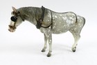 Old Timer Breyer Dapple Grey Horse With Removable Yellow Hat