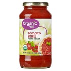Great Value Organic Tomato Basil Pasta Sauce 24 Fl Oz Jars  3-pack  Usda Organic
