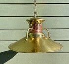 Vintage Style Brass Copper Nautical Ship Cargo Light Marine Hanging Chain Lamp