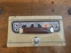 Fender Guitar Limited Edition Metal Tin Lunch Box 2000 Vintage Tweed Rare Used