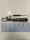 Toyota Leather Keychain Black