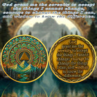 3 Year Sobriety Coin Alcoholics Anonymous Chips Medallion Three Years Sober Coin