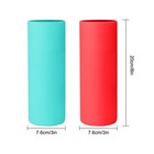 2 Pcs Sublimation Tumblers Sleeve  20oz Skinny Straight Silicone Wraps Sublim   