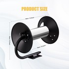 Pressure Washer Hose Reel 100ft High Pressure Hose Reel W hand Crank 3 8  Connec