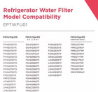 3pcs For  New Frigidaire Eptwfu01 Pure Source Ultra Ii Refrigerator Water Filter