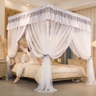 Summer Canopy For Bed Mosquito Net With Stainless Steel Tubes Frame Bed Netting